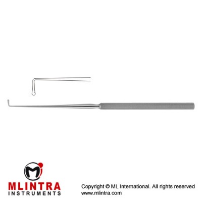 Wagener Ear Hook Fig. 3 Stainless Steel, 14 cm - 5 1/2"